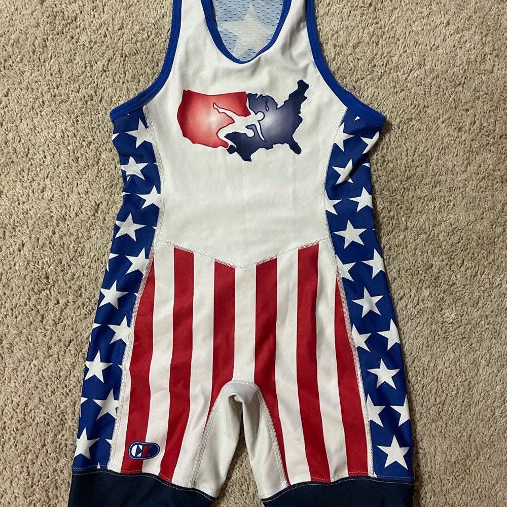 Cliff Keen USA wresting singlet